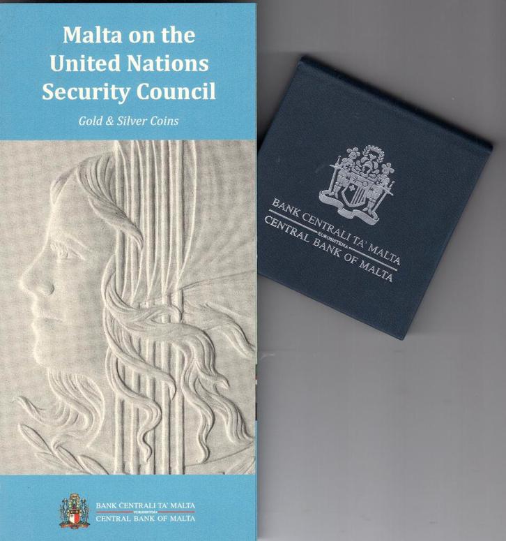 10 Euro Malta 2024 - VN Veiligheidsraad - Zilver - PROOF, Postzegels en Munten, Munten | Europa | Euromunten, Losse munt, 10 euro