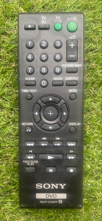 Sony RMT D197P afstandsbediening beschikbaar voor biedingen