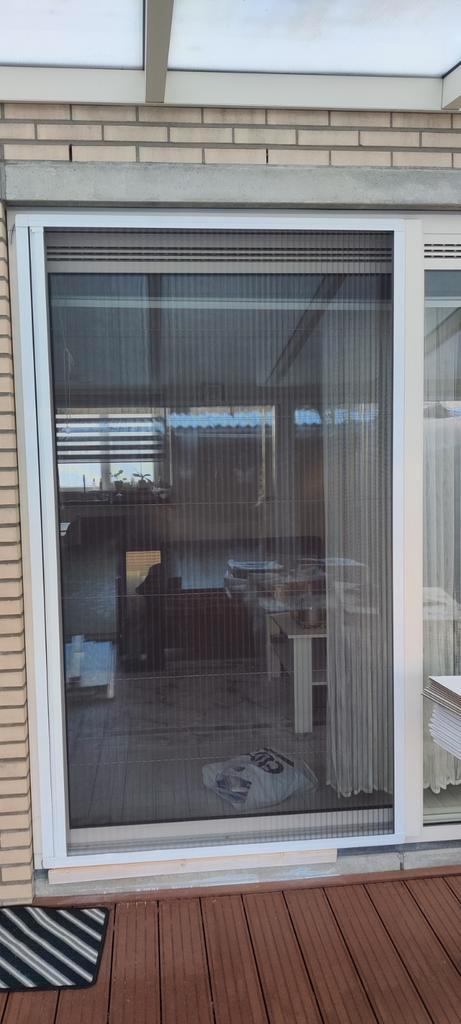NIEUW Uitschuifbare vliegenhor voor schuifpui,, Doe-het-zelf en Verbouw, Kozijnen en Schuifpuien, Nieuw, Schuifpui, Aluminium