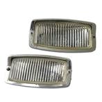2x HELLA oldtimer mistlamp SF-S1 E4 H3 defect, Verzenden, Gebruikt, Oldtimer onderdelen