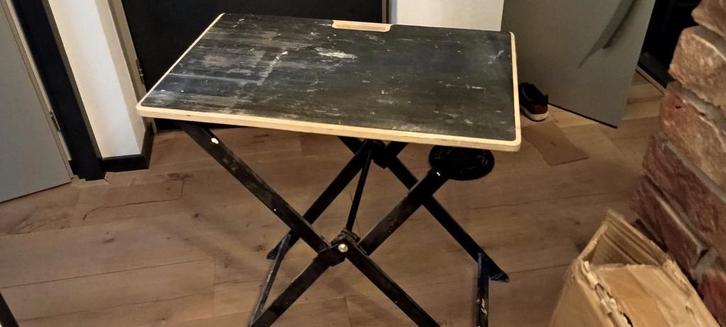 Tegeltafel werktafel Interdynamics - Prima Staat!, Huis en Inrichting, Tafelonderdelen, Zo goed als nieuw, Tafelblad, 50 tot 100 cm