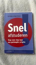 E. Feijen - Snel afstuderen!, E. Feijen; P. Trietsch, Ophalen of Verzenden, Zo goed als nieuw, Nederlands