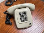 Vintage PTT Telefoon - Grijs - Druktoetsen, Telecommunicatie, Vaste telefoons | Niet Draadloos, Ophalen, Gebruikt