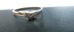 Zilveren ring, Gebruikt, Ophalen of Verzenden, 17 tot 18, Dame