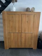 Opbergkast Quint Goossens, robuust eikenhout, 4 deuren, Ophalen, 100 tot 150 cm, Eikenhout, 150 tot 200 cm