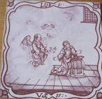 voor het kind - tegel kaart - engel verschijnt aan Maria, Verzamelen, Gelopen, 1960 tot 1980, Overige thema's, Verzenden