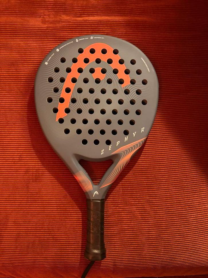 HEAD Zephyr Padel Racket + Tas, Sport en Fitness, Padel, Nieuw, Padelracket, Ophalen