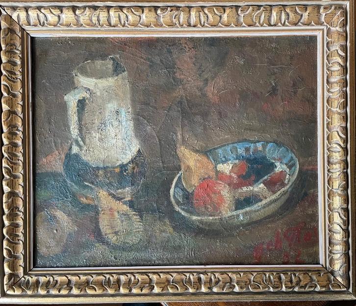 Stilleven Johan Plas, Antiek en Kunst, Kunst | Schilderijen | Klassiek, Ophalen of Verzenden