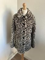 King Louie maat M fluffy panter jas 2358, Kleding | Dames, Maat 38/40 (M), Bruin, Ophalen of Verzenden, Zo goed als nieuw