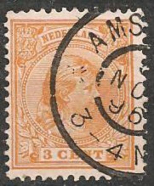 Prinses Wilhelmina No. 34 O.  ADV. no.43 Q., Postzegels en Munten, Postzegels | Nederland, Gestempeld, T/m 1940, Verzenden