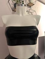 Latex bandeau top black *new*, Verzenden, Nieuw