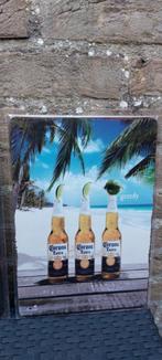 Metalen reclamebord Corona (nr7), Ophalen of Verzenden, Nieuw, Reclamebord, Plaat of Schild, Overige merken