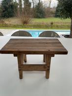 Oud houten bankje / krukje, Ophalen, Zo goed als nieuw