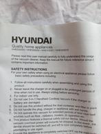 Hyundai onderdelen steel stofzuiger, Ophalen of Verzenden, Nieuw, Minder dan 1200 watt, Stofzuiger