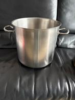 RVS Kookpan 30cm - Inductie Geschikt, Gebruikt, Inductieplaat, Rvs, Ophalen