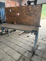lastafel / werkbank 200x80x93 cm – met achterwand, Ophalen, Zo goed als nieuw, 170 cm of meer