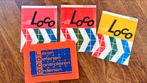 Nostalgische set LOCO. Doos met drie boekjes., Verzenden, Zo goed als nieuw