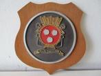 Wapenschild marine Zr.Ms. Snellius A802, Ophalen of Verzenden, Marine, Nederland, Embleem of Badge