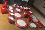Mepal en Bo- Camp campingservies, Tefal koffiekan rood, Caravans en Kamperen, Kampeeraccessoires, Ophalen of Verzenden