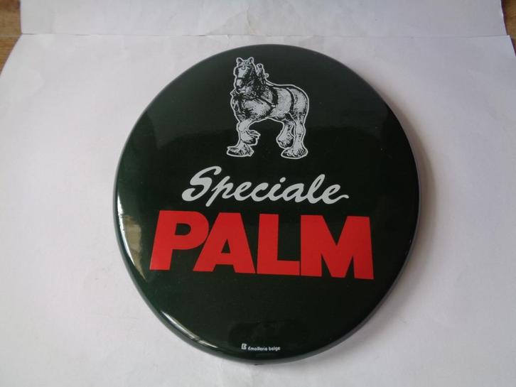 Oud Emaille Reclame Bord, Speciale Palm, Emaillerie Belge, Verzamelen, Merken en Reclamevoorwerpen, Gebruikt, Reclamebord, Ophalen of Verzenden