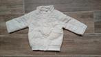 Tussen / winter jas creme 86, Kinderen en Baby's, Babykleding | Maat 86, Ophalen of Verzenden, Zo goed als nieuw, Meisje, Jasje