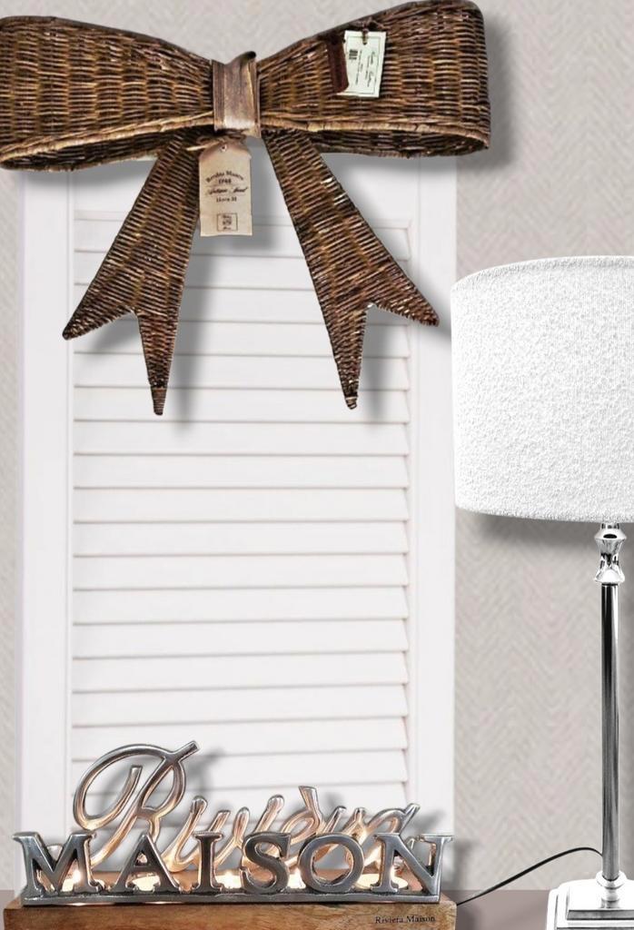 Lamp & louvre luik & rivièra maison strik & RM waxineholder, Huis en Inrichting, Woonaccessoires | Overige, Ophalen of Verzenden