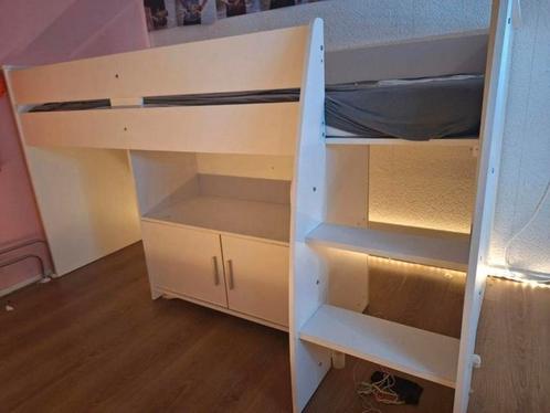 Halfhoogslaper met opbergruimte, Kinderen en Baby's, Kinderkamer | Stapelbedden en Hoogslapers, Gebruikt, Halfhoogslaper, Ophalen