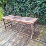 markttafel teak inklapbaar, Ophalen