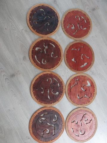 Placemats origineel vanuit Bali 8 stuks beschikbaar voor biedingen