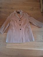 Prachtige donkerbeige wollen mantel Barbara Lebek, maat 46, Kleding | Dames, Jassen | Winter, Ophalen of Verzenden, Zo goed als nieuw