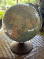 Prachtige vintage wereldbol gemaakt in 1961 in Zwolle. Globe, Ophalen, Gebruikt