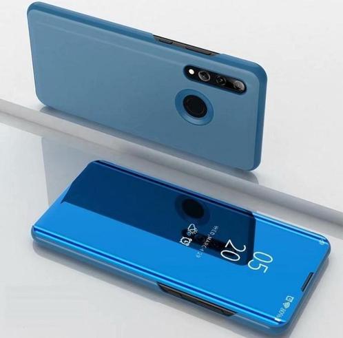 Clear View Stand Cover Set voor Huawei P Smart 2019 _ Blauw, Telecommunicatie, Mobiele telefoons | Hoesjes en Frontjes | Overige merken