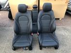 W205 S205 C-klasse zwart lederen AMG interieur rode stiknaad, Ophalen, Gebruikt, Mercedes-Benz