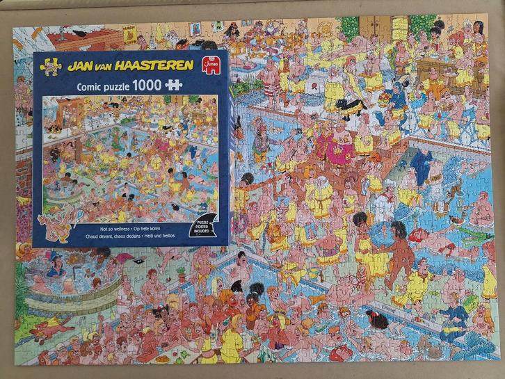 JAN VAN HAASTEREN 'Op hete Kolen' en EXPERT 1-2-5-6, Hobby en Vrije tijd, Denksport en Puzzels, Zo goed als nieuw, Legpuzzel, 500 t/m 1500 stukjes