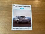 Chevrolet Caprice, Impala, Bel Air Brochure 1979 Canada, Ophalen of Verzenden, Zo goed als nieuw, Chevrolet