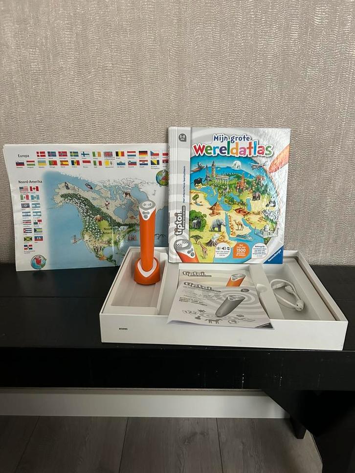 Starterset Toptoi – Mijn grote wereldatlas, Kinderen en Baby's, Speelgoed | Educatief en Creatief, Zo goed als nieuw, Ontdekken