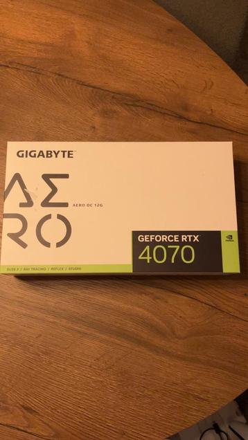 NVIDIA RTX 4070 Gigabyte AERO 12GB videokaart beschikbaar voor biedingen