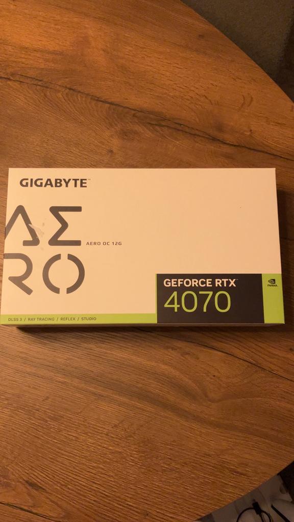NVIDIA RTX 4070 Gigabyte AERO 12GB videokaart, Computers en Software, Videokaarten, Zo goed als nieuw, Nvidia, PCI-Express 4.0