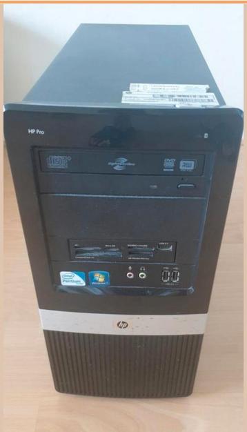 Hp pro 3130 desktop. Intel pentium duel-core 2.80 Ghz. E5300 beschikbaar voor biedingen