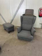 Oorfauteuil, Nordvalla donkergrijs, Ophalen, Gebruikt, Ikea, 75 tot 100 cm