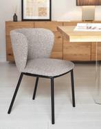 Kave Home stoel Ciselia grijs boucle Nieuw!, Ophalen, Metaal, Nieuw, Eén