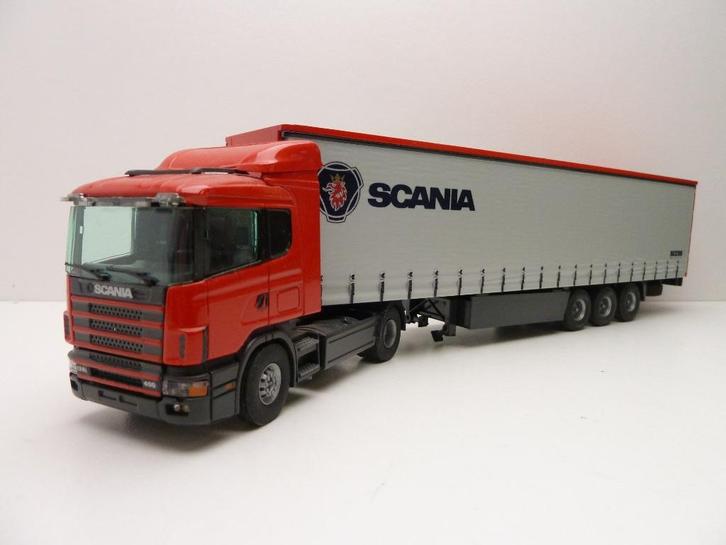 Scania 124L   ''  Promo model ''  Tekno, Hobby en Vrije tijd, Modelauto's | 1:50, Gebruikt, Bus of Vrachtwagen, Tekno, Ophalen of Verzenden