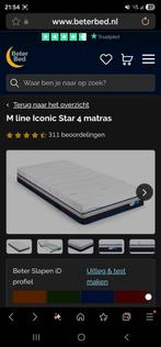 M Line Matras 140x200 - Zo goed als nieuw!, Zo goed als nieuw, Twijfelaar, Matras, 200 cm