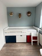 Bopita Mix & Match Bed + Kast, Ophalen, 85 tot 100 cm, Zo goed als nieuw, Lattenbodem