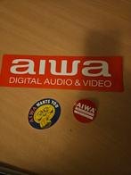 Aiwa stickers, Ophalen of Verzenden, Zo goed als nieuw