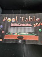 Mini Pool table, Een of twee spelers, Ophalen of Verzenden, Zo goed als nieuw, Onbekend