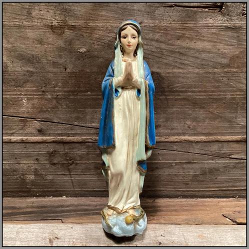 Oud polystone Maria beeldje in de SALE, Antiek en Kunst, Antiek | Religie, Ophalen of Verzenden