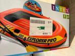 Intex opblaasboot 3 persoons - mooie kwaliteit, Watersport en Boten, Kano's, Ophalen, Met peddels, Drie personen of meer, Overige typen