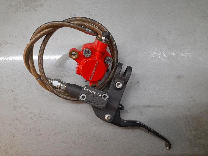 Linker remgreep set Grimeca   retro, oud model, Fietsen en Brommers, Fietsonderdelen, Gebruikt, Algemeen, Ophalen of Verzenden
