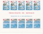 Monaco Postzegelvelletje Bescherming vam de Middellandse zee, Verzenden, Monaco